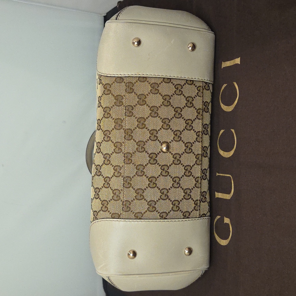 GUCCI vintage 2009 Web Bow Tote, ltd production, excellent collectable condition - Picture 12 of 17